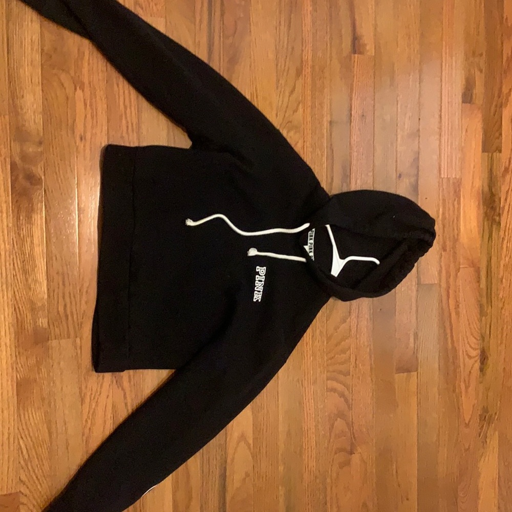 Black pink hoodie